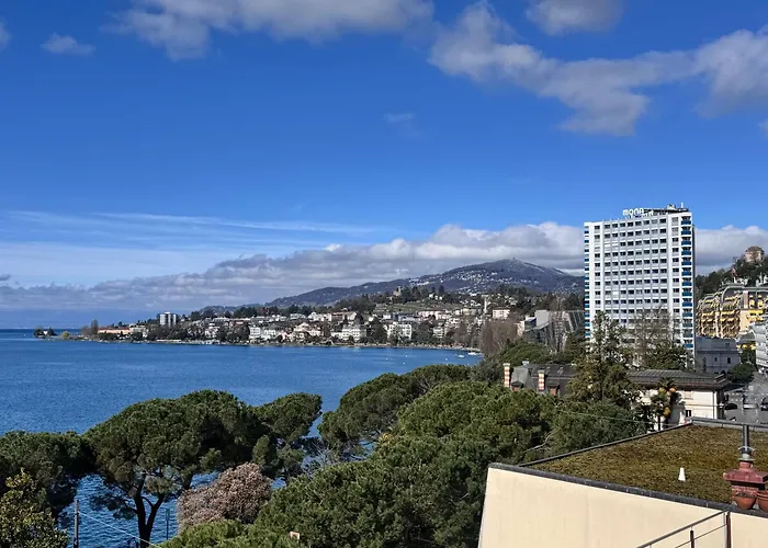 Premium Vue Sur Le A Montreux